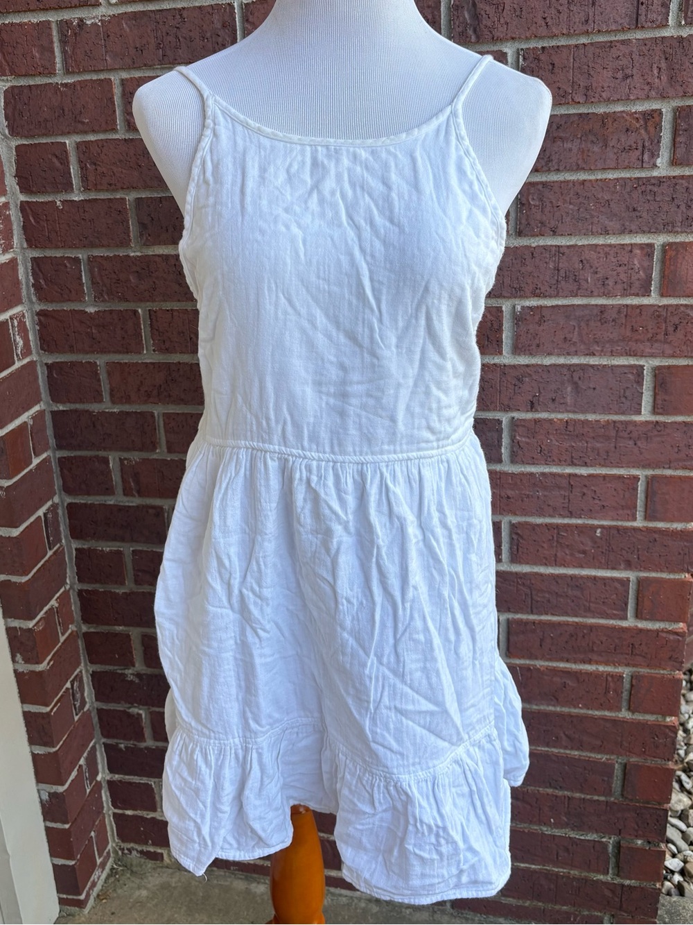 Sunday Best White Tiered Mini Dress